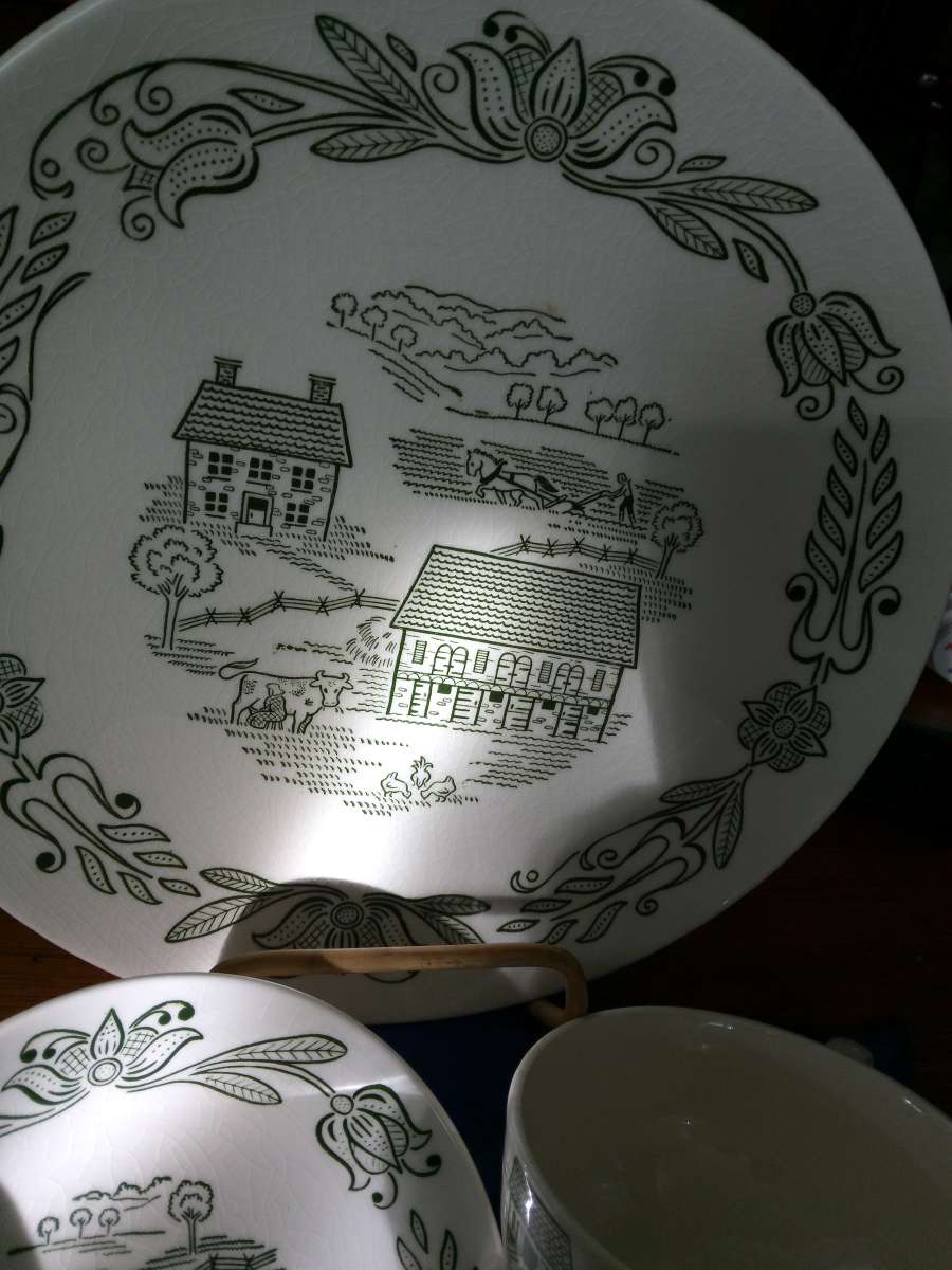 Buck County Service for 6 with extras