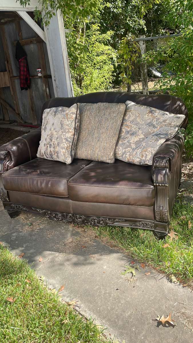 leather couch