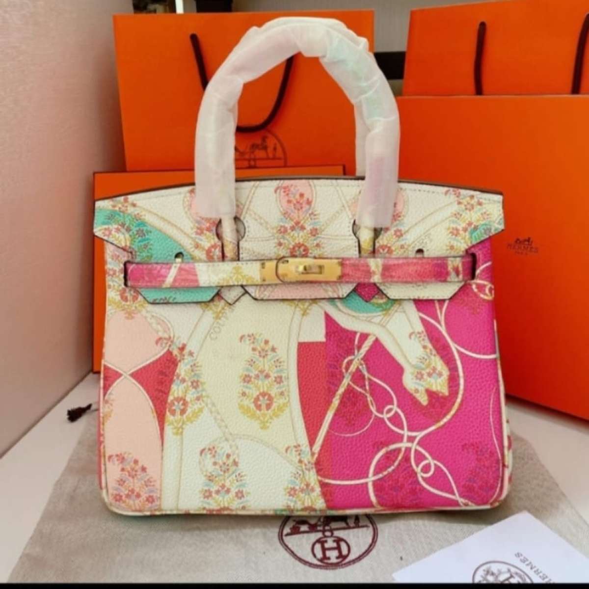 Hermes Birkin cowhide leather