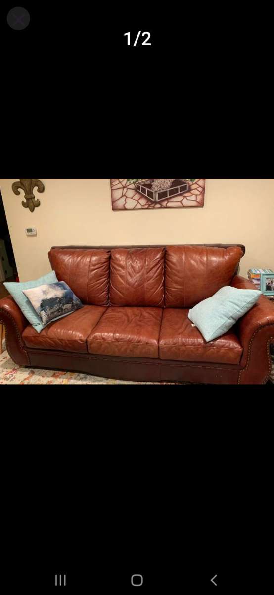 leather couch