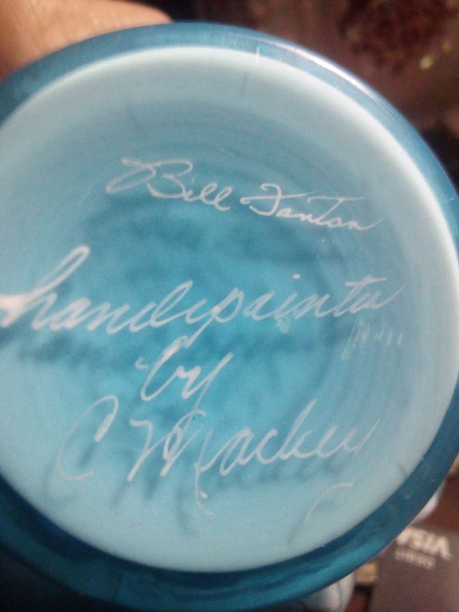 Signed Fenton large basket