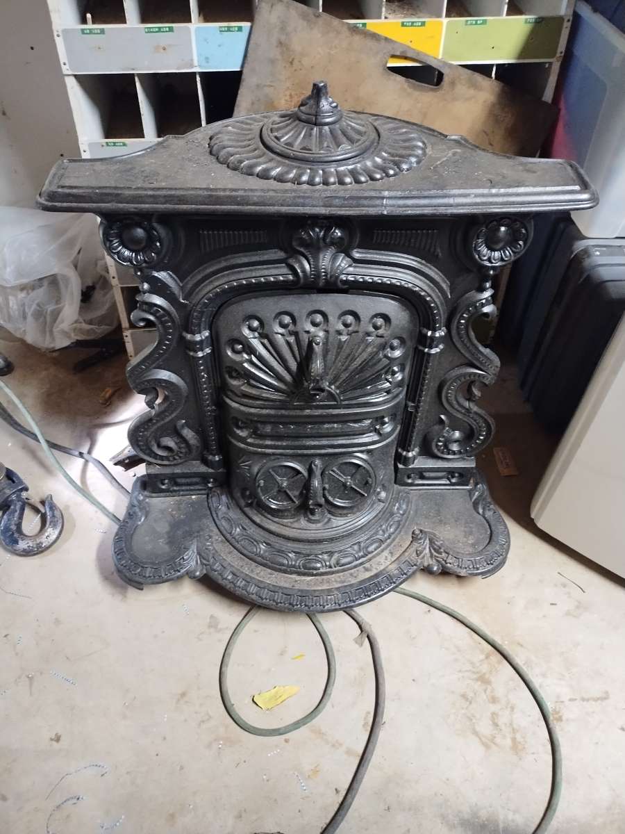 antique wood stove