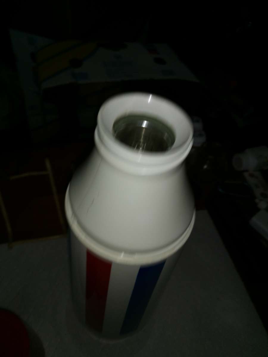 Red white and blue 2 quart Thermo Serv thermos