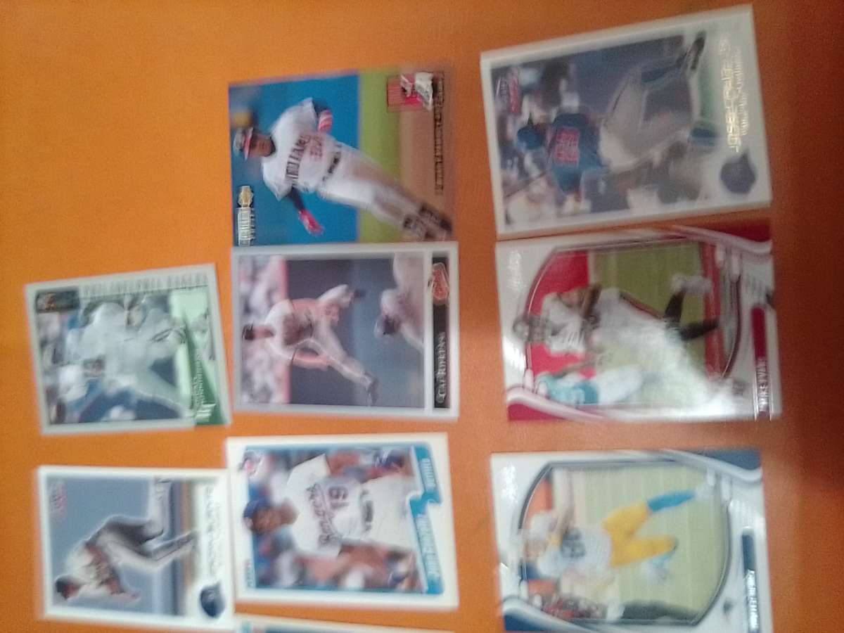 these group of sports cards