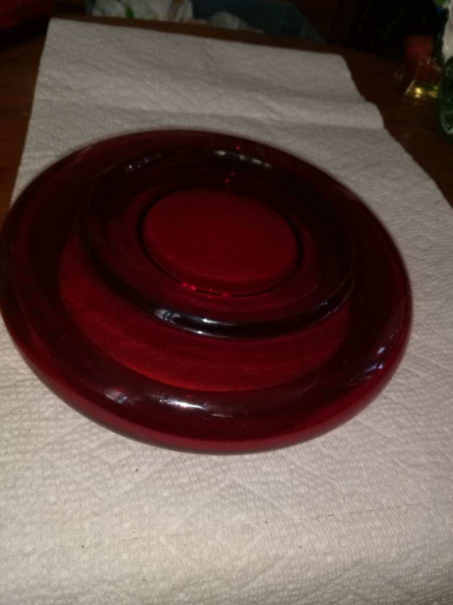 vintage Ruby bowl