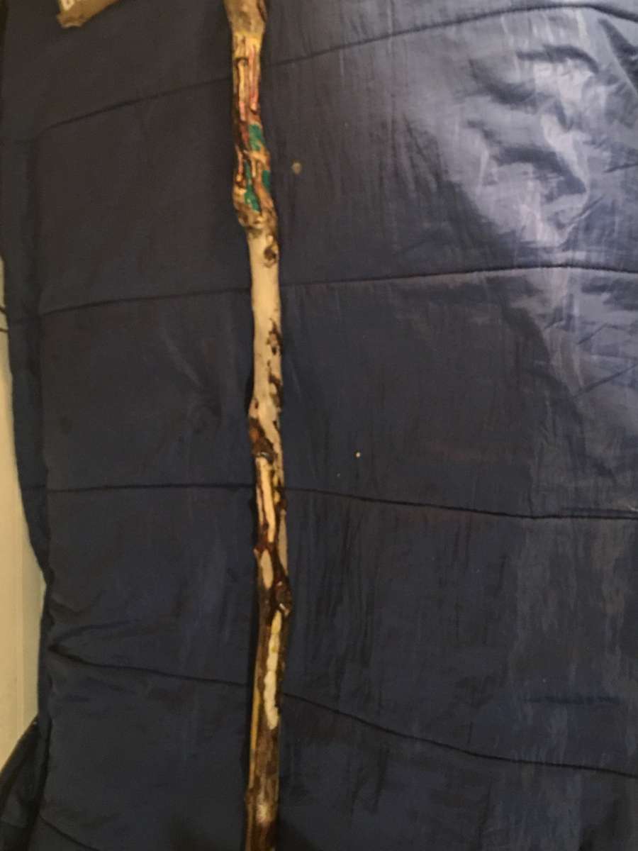 hand crafted wooden walking sticks