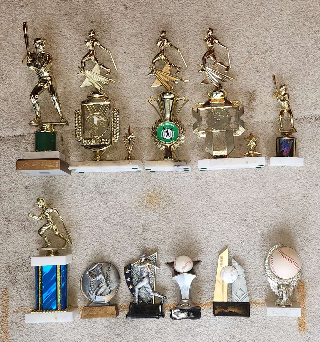 BASEBALL TROPHIES