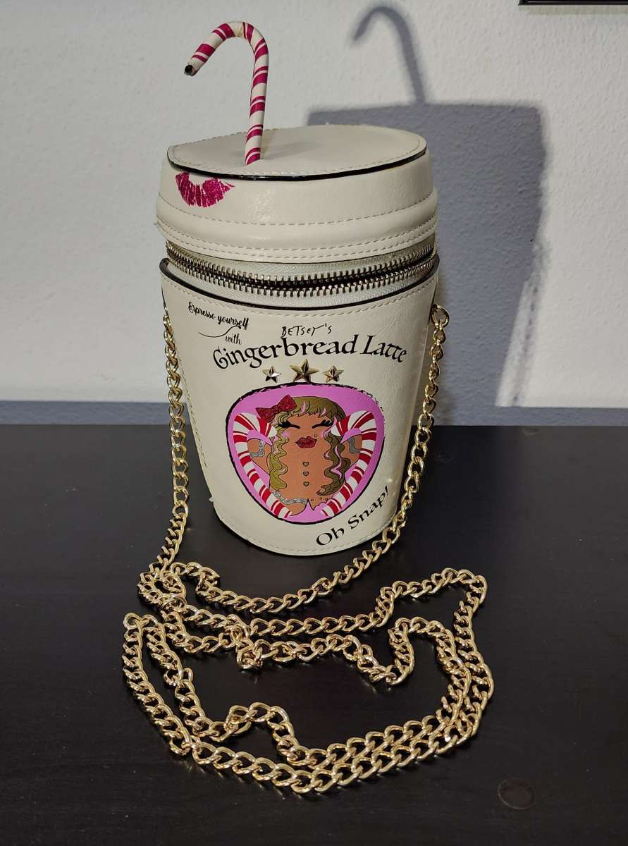 Betsey Johnson gingerbread latte purse