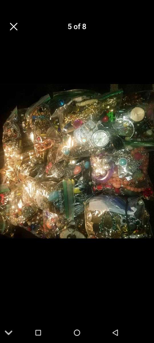 bulk new and broken jewelry and charms