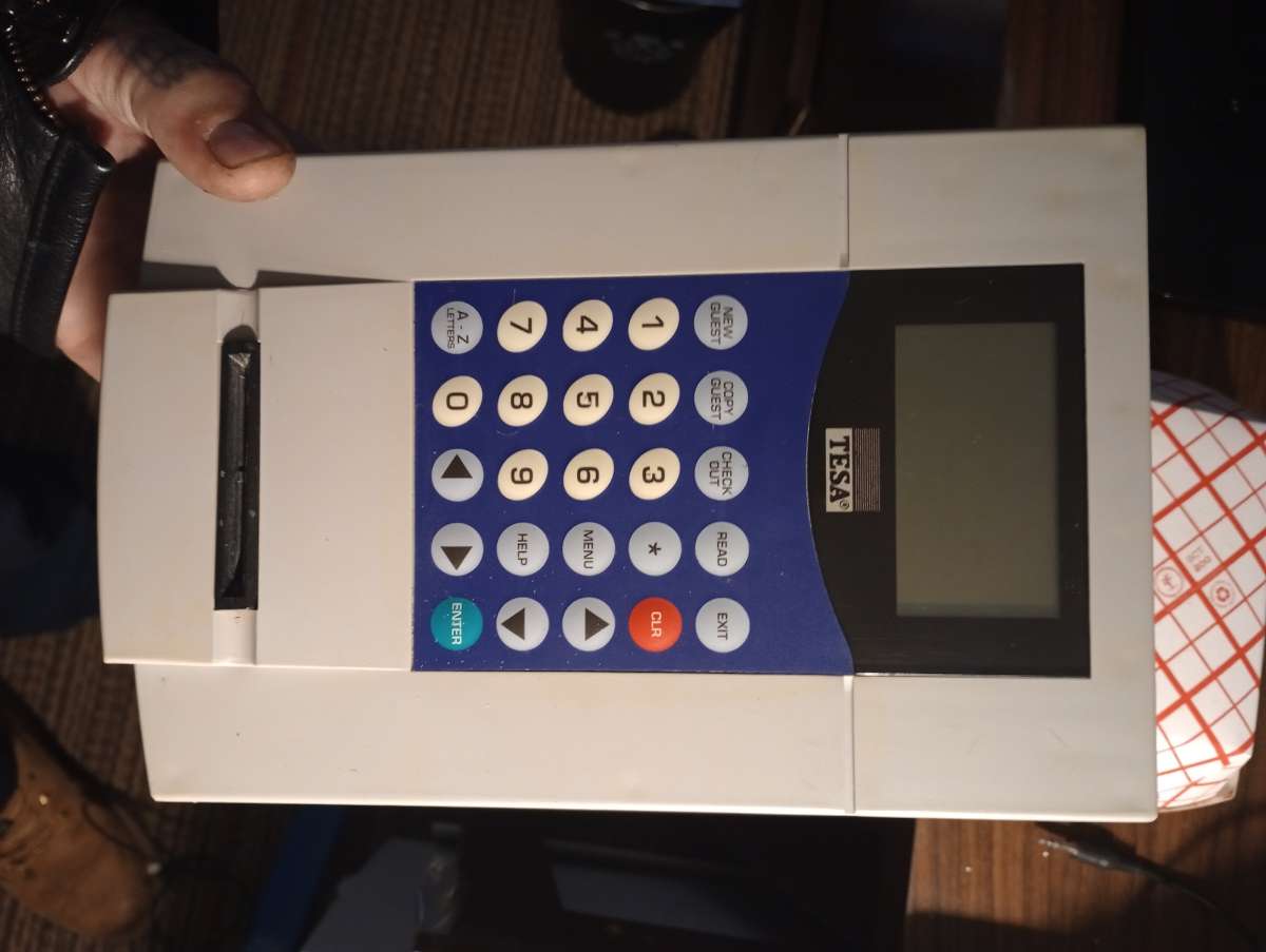 hotel key card encoder system