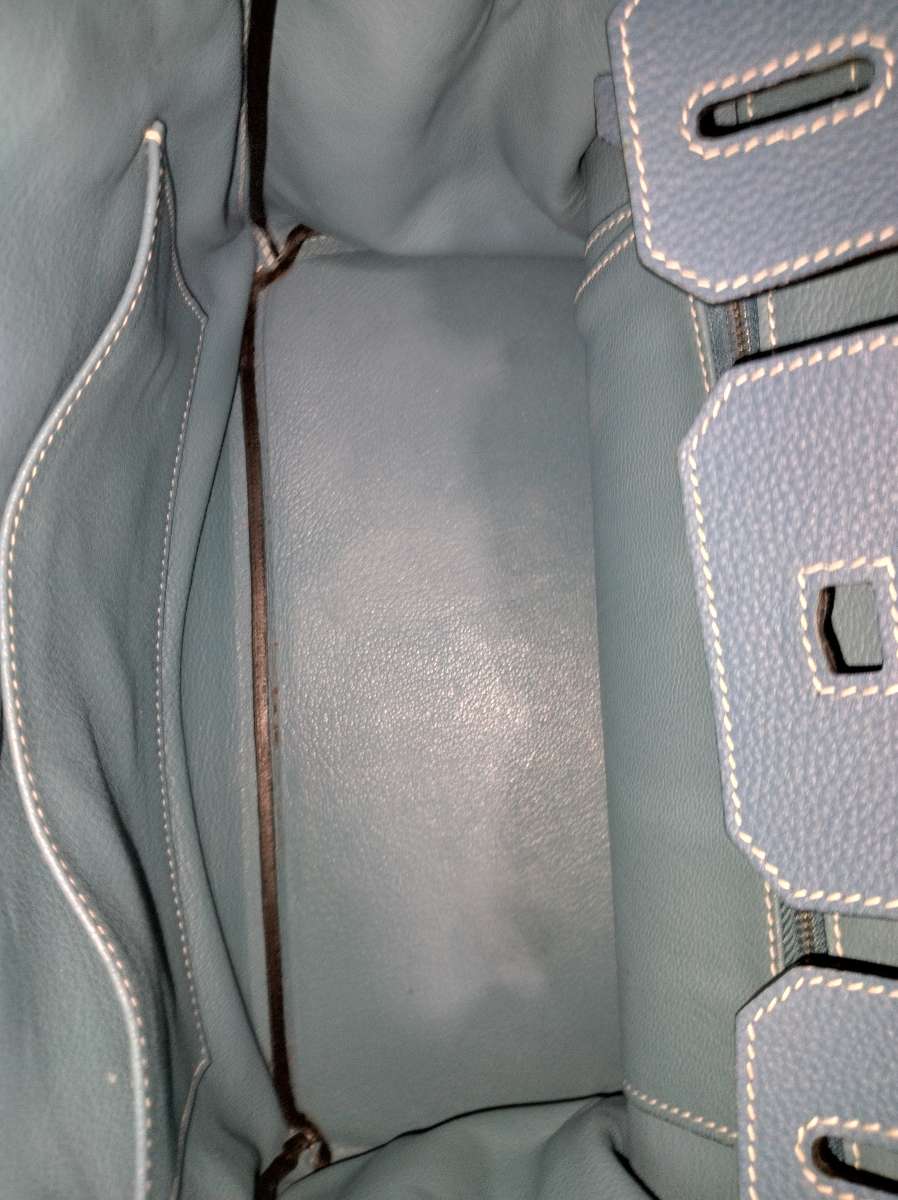 Hermes 30 blue jean birkin