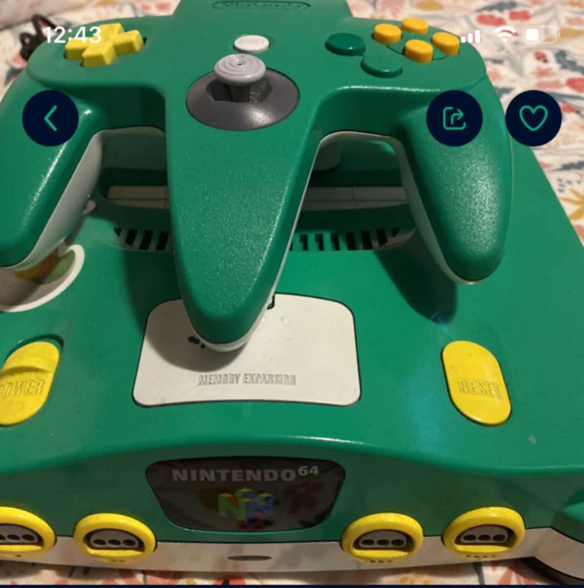Custom Yoshi Nintendo 64