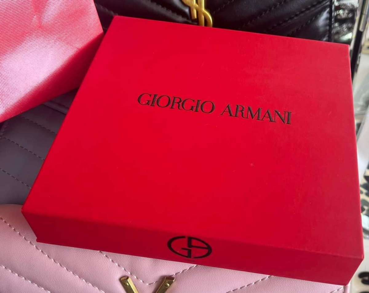 sale  giorgio armani lipgloss 405 and Si perfume gift set wi