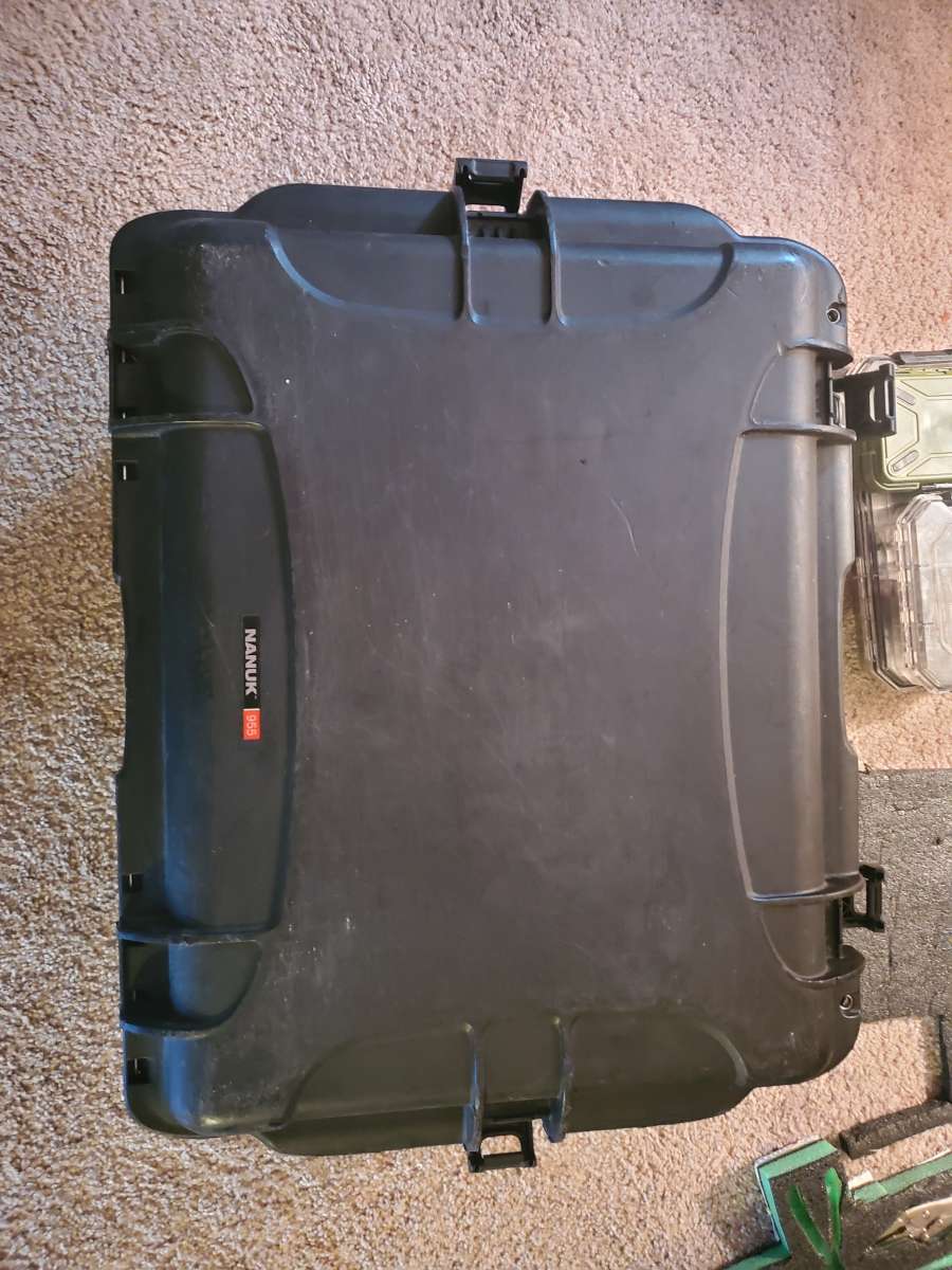 Nanuk hard case with electrician tools