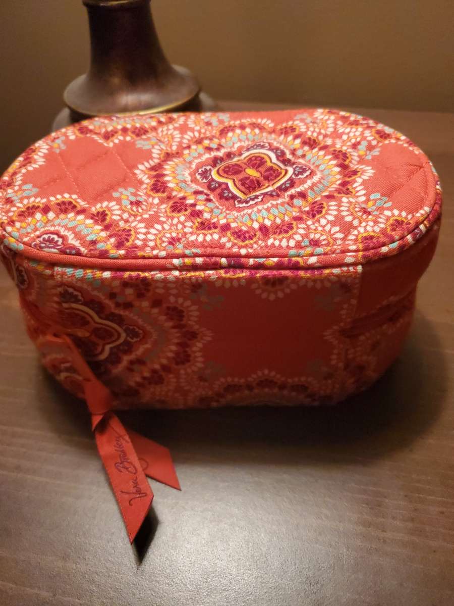 Vera Bradley Paprika pattern Travel Jewelry case