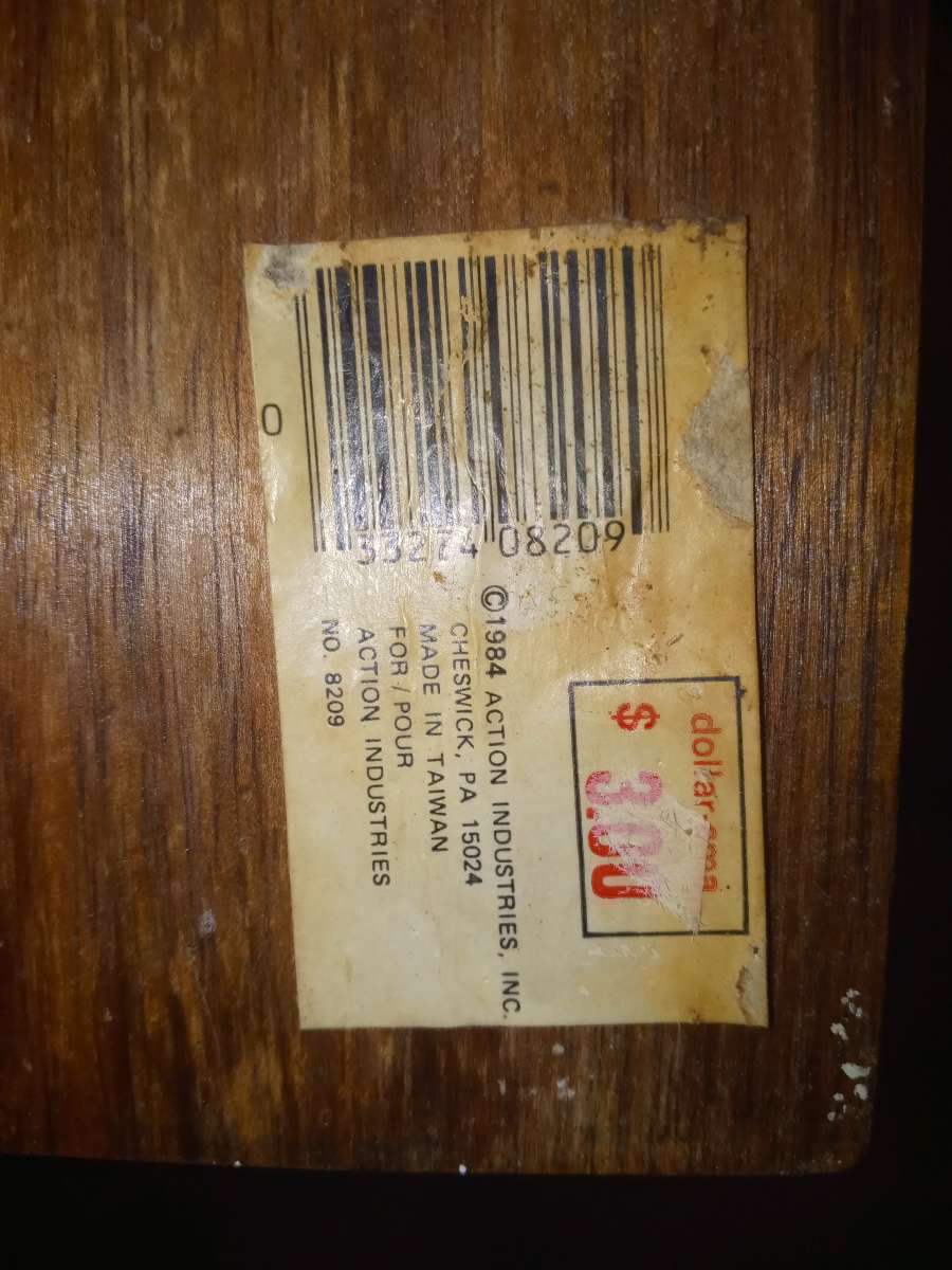 vintage 1984 Holstein cow tile wood wall art