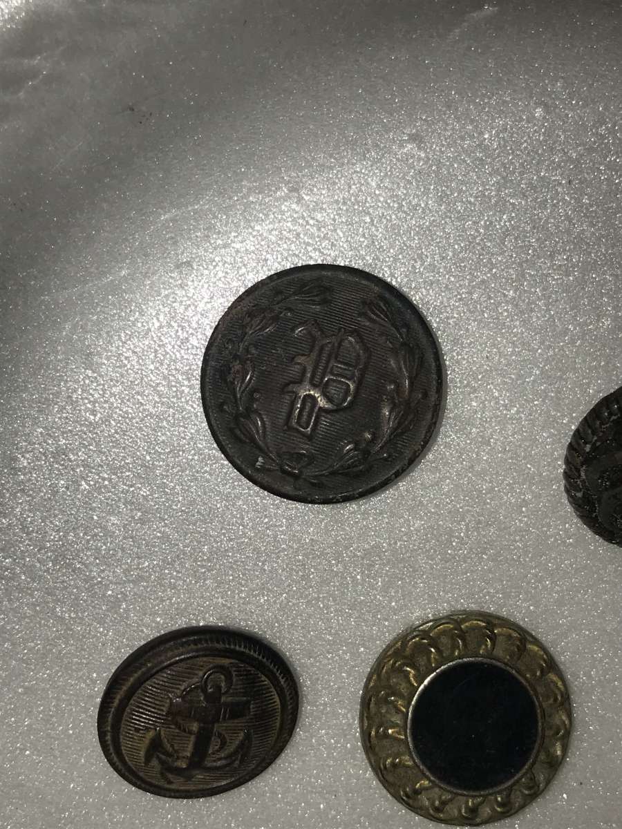u s coins and foreign coins and tokens and button with shank