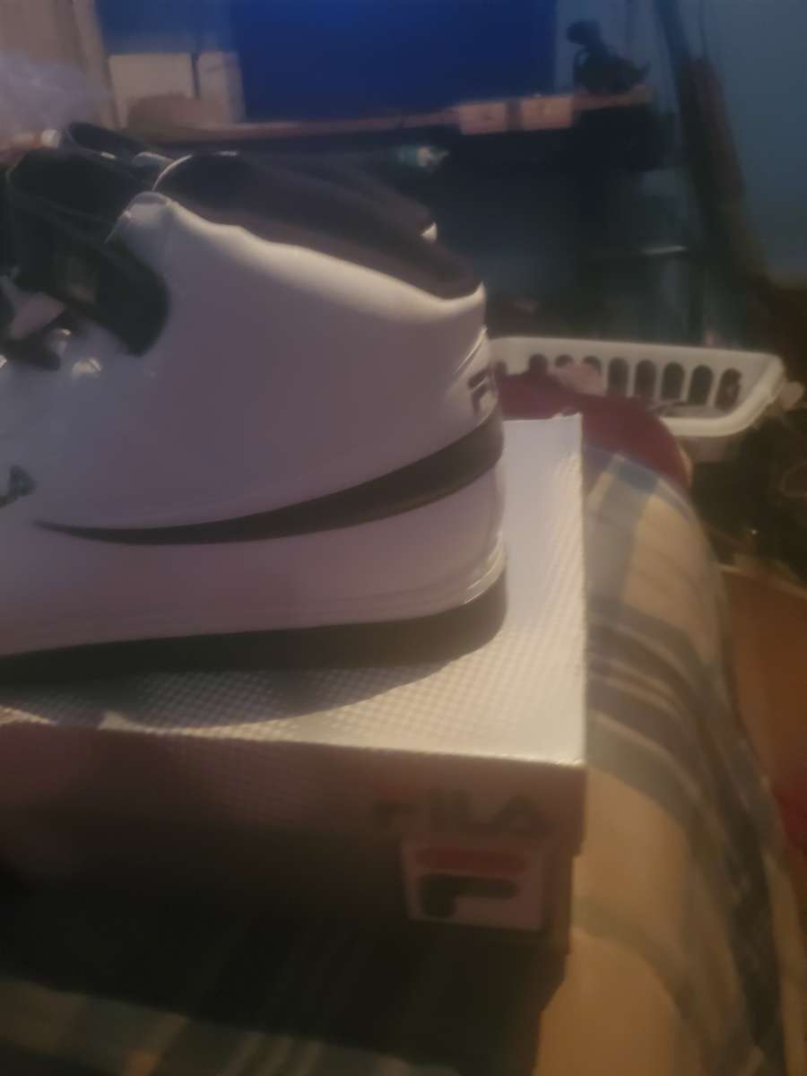 Mens White Fila Shoes