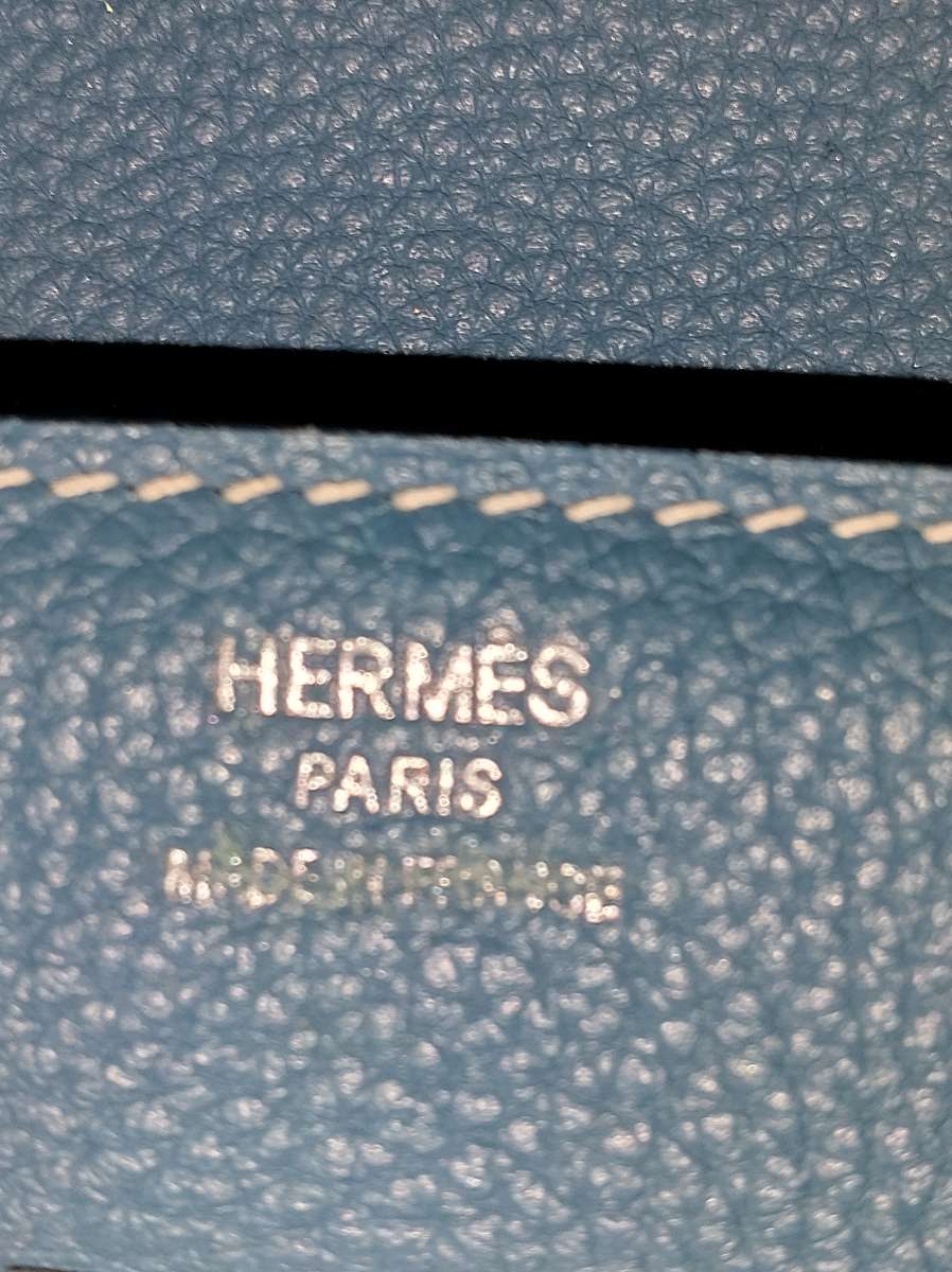 Hermes 30 blue jean birkin