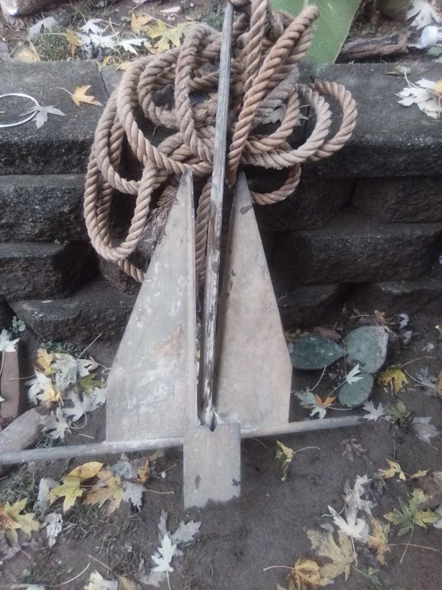 Boat Anchor and rope