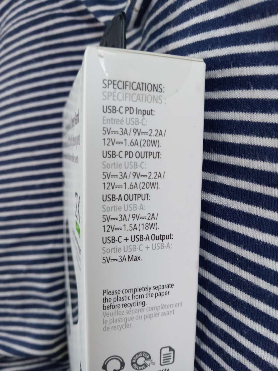 Compact 10K mAh DualPort Power Bank