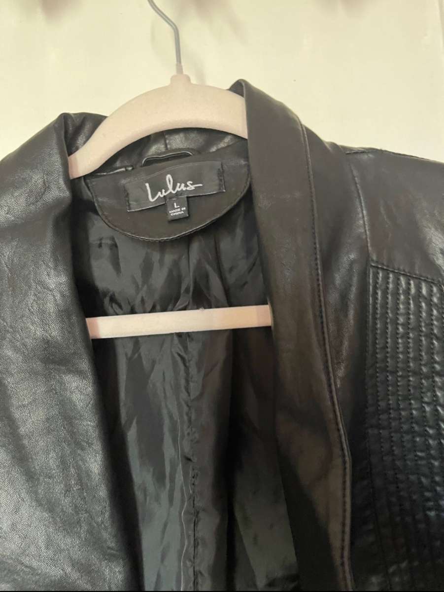 black womens motorcycle jacket