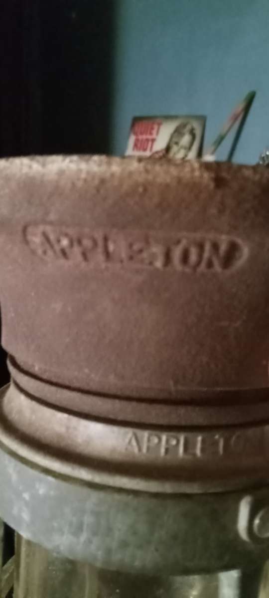 vintage Appleton light