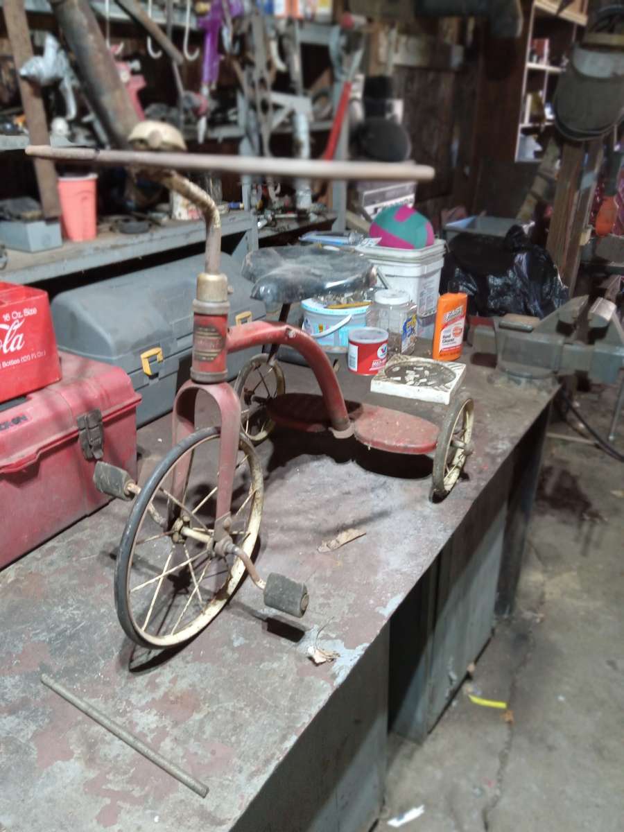 antique tricycle