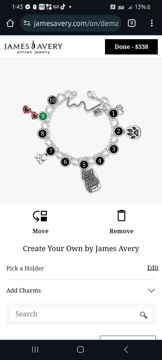 james avery trade for a unlocked iPhone