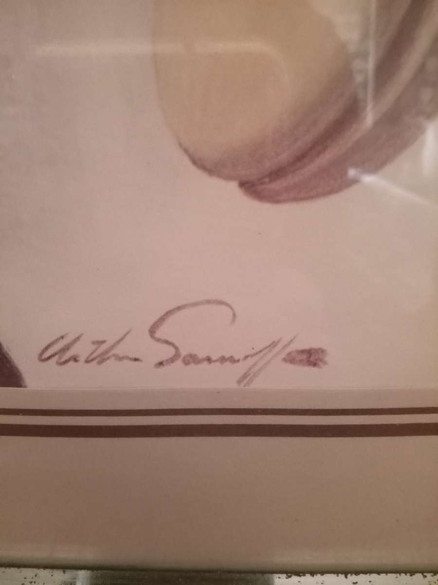 Arthur Sarnoff mated clown print