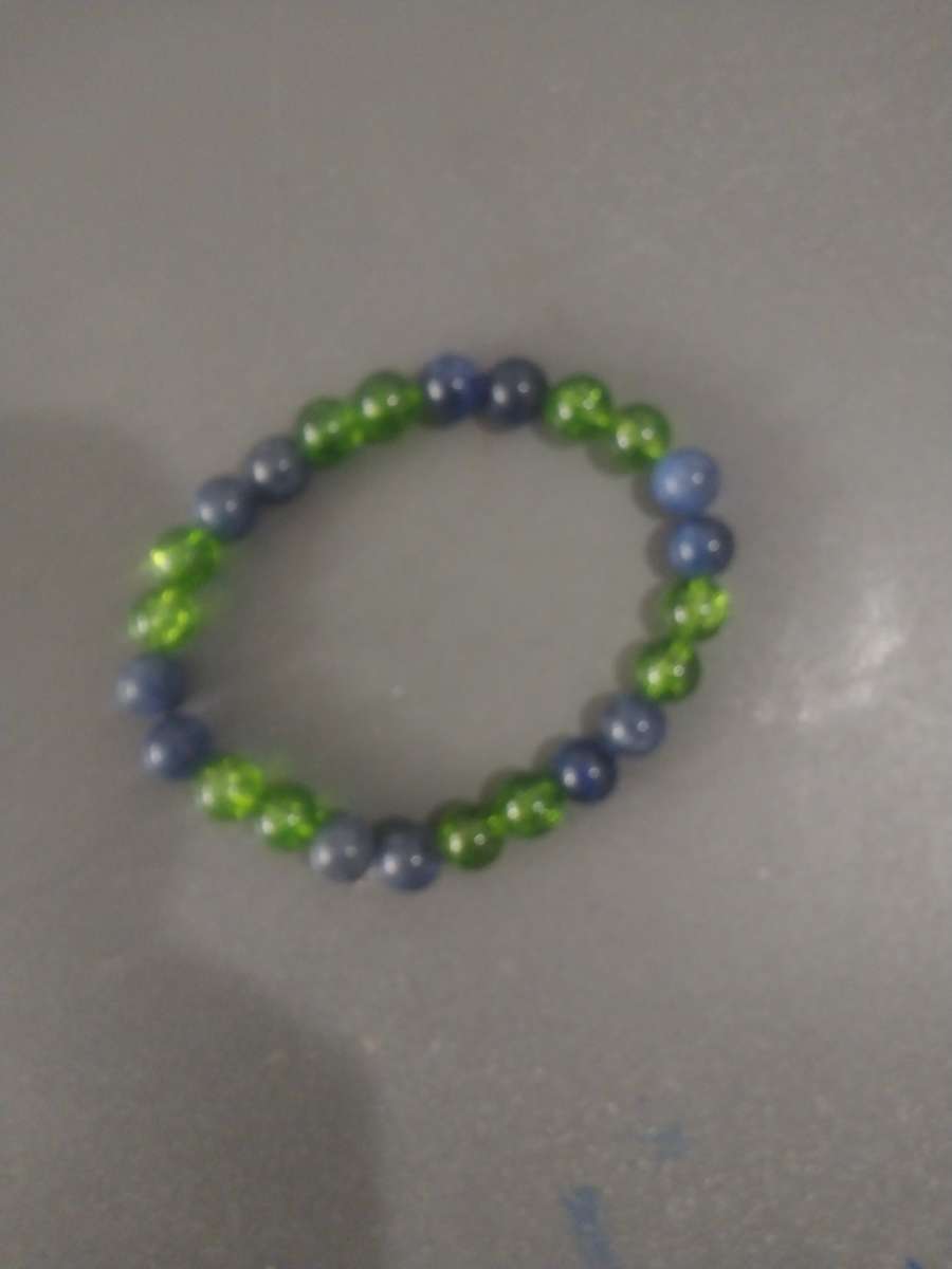 Seahawks themed bracelet