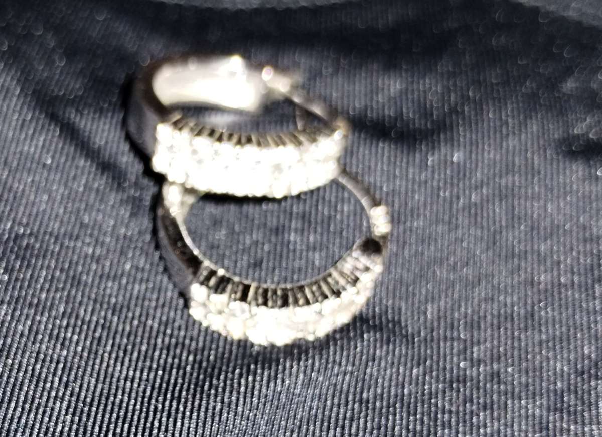 Sterling Silver Cuff Earrings