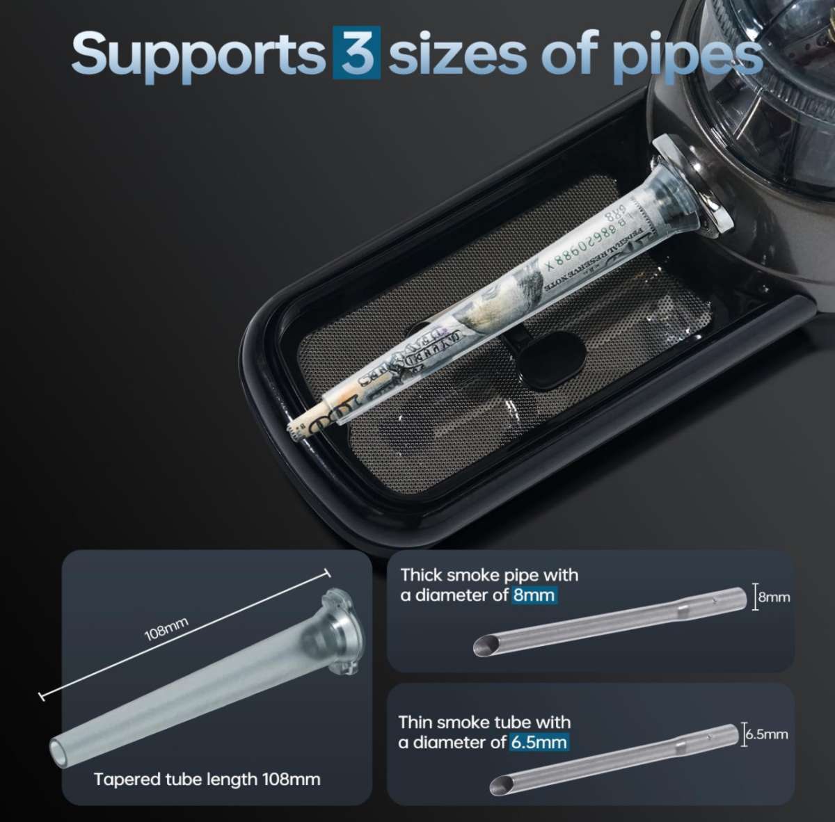 Electric Cigarette Rolling Machine Portable Tobacco Injector