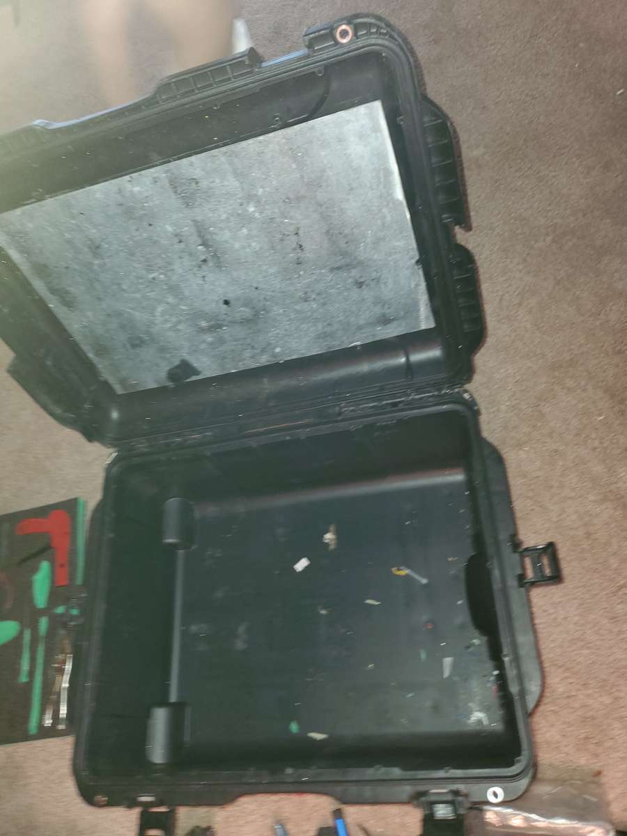 Nanuk hard case with electrician tools