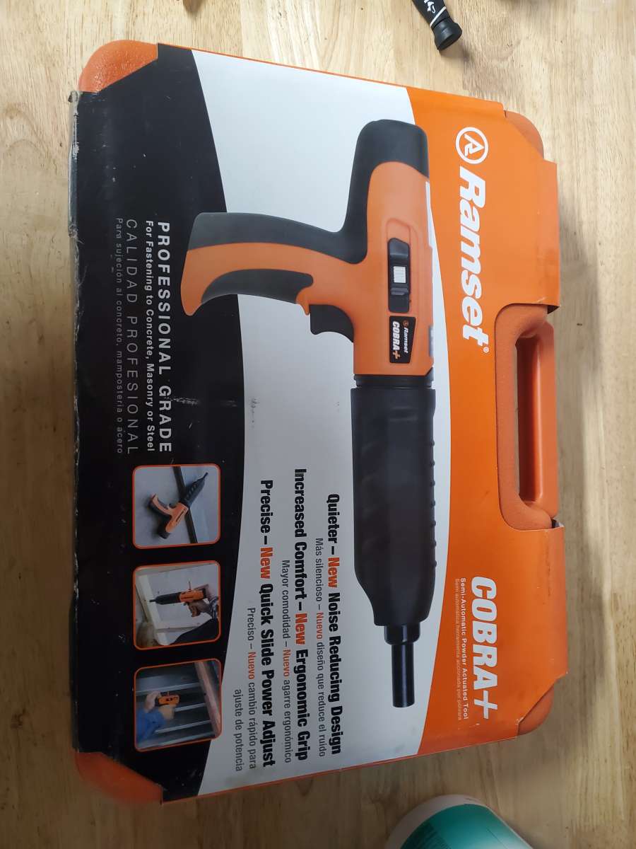 RAMSET COBRA PLUS 27 CALLIBER POWDER NAIL GUN