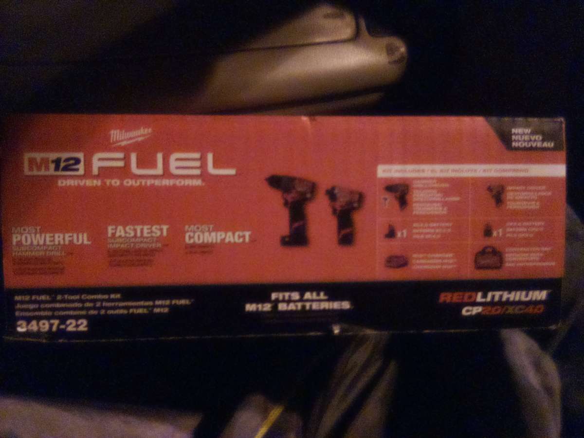 M12 fuel Milwaukee combo kit