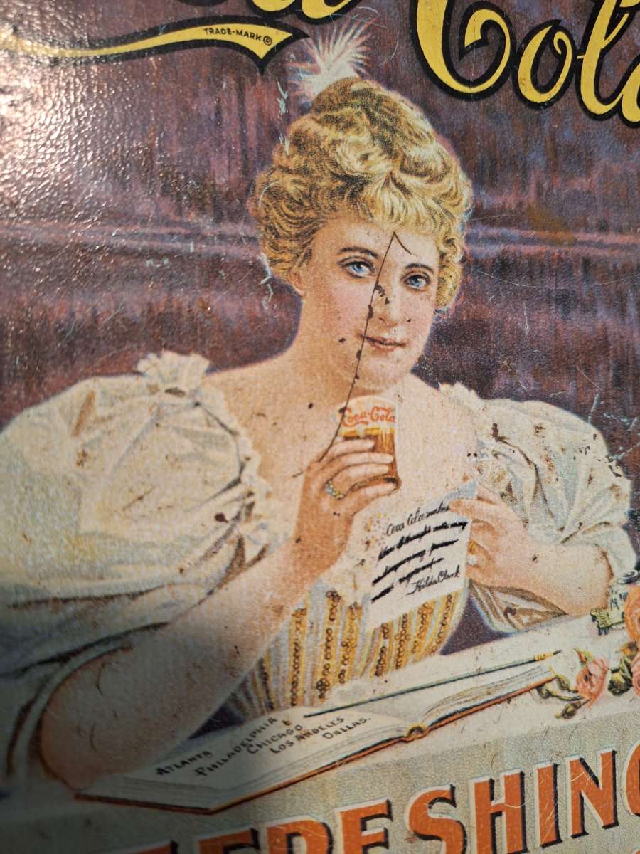 Vintage Drink CocaCola Refreshing Delicious Advertising