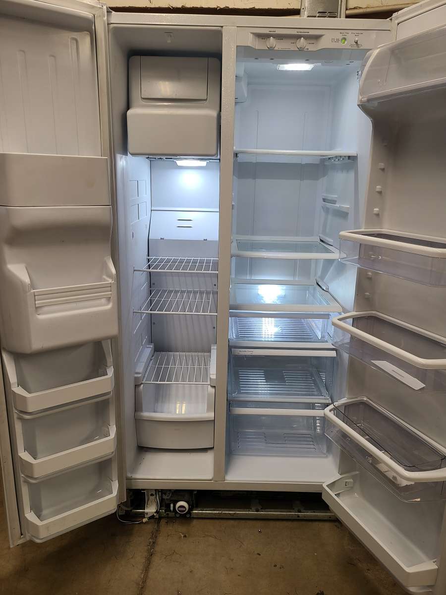 Side by Side Whirlpool Refrigerator
