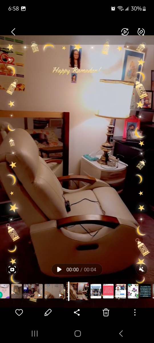 Leather Rocking Chair