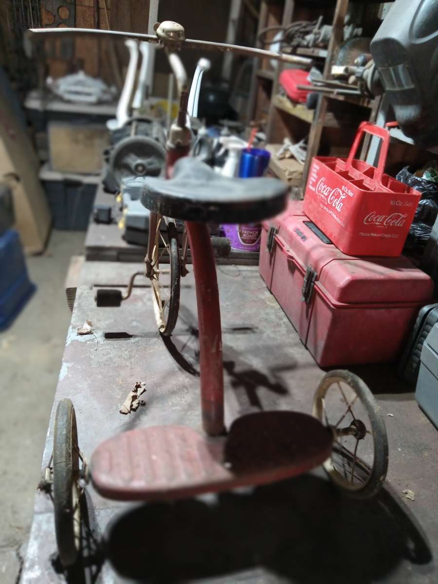 antique tricycle