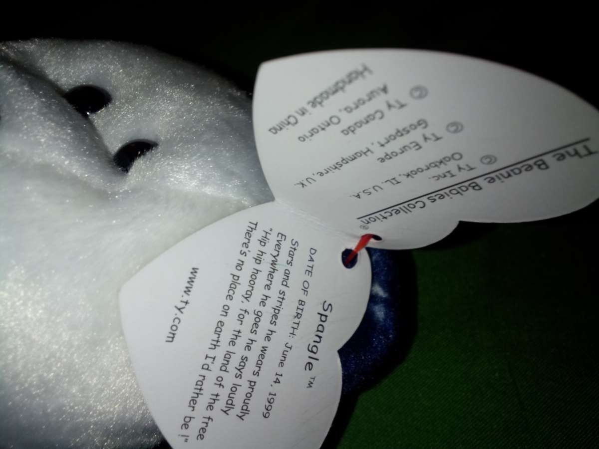 1999 Ty beanie babies spangle mint selling collection