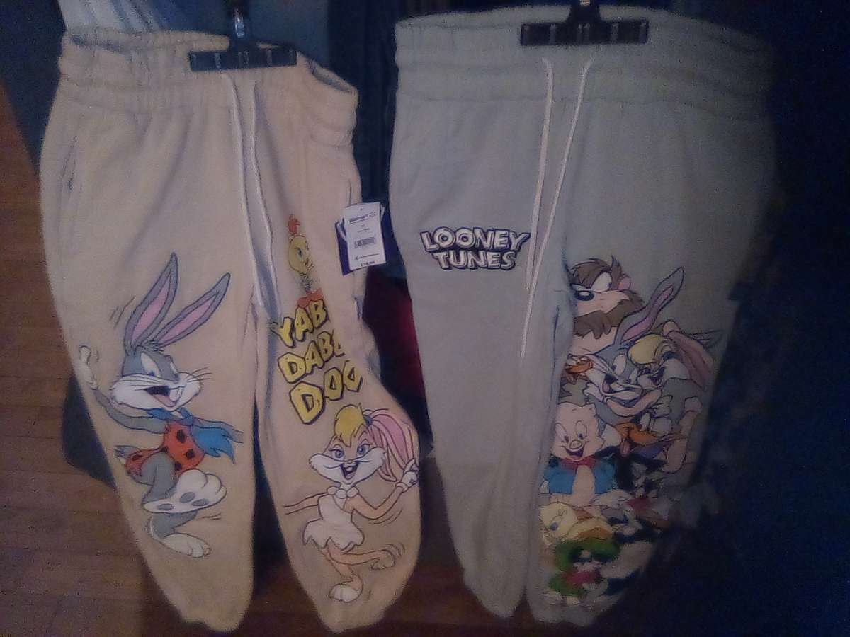 looney toon pants nwt