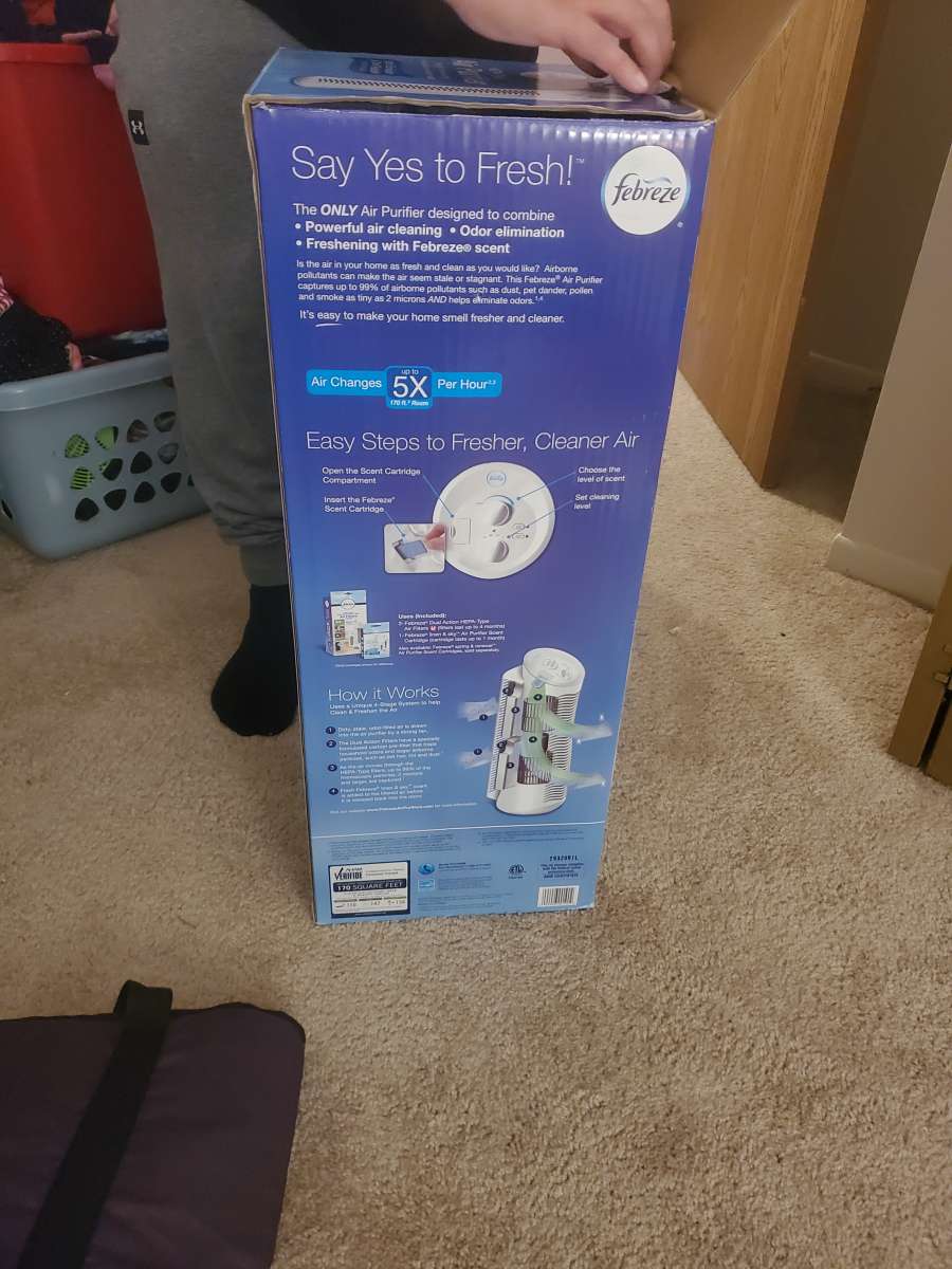 Honeywell Hepa air purifier Febreeze edition