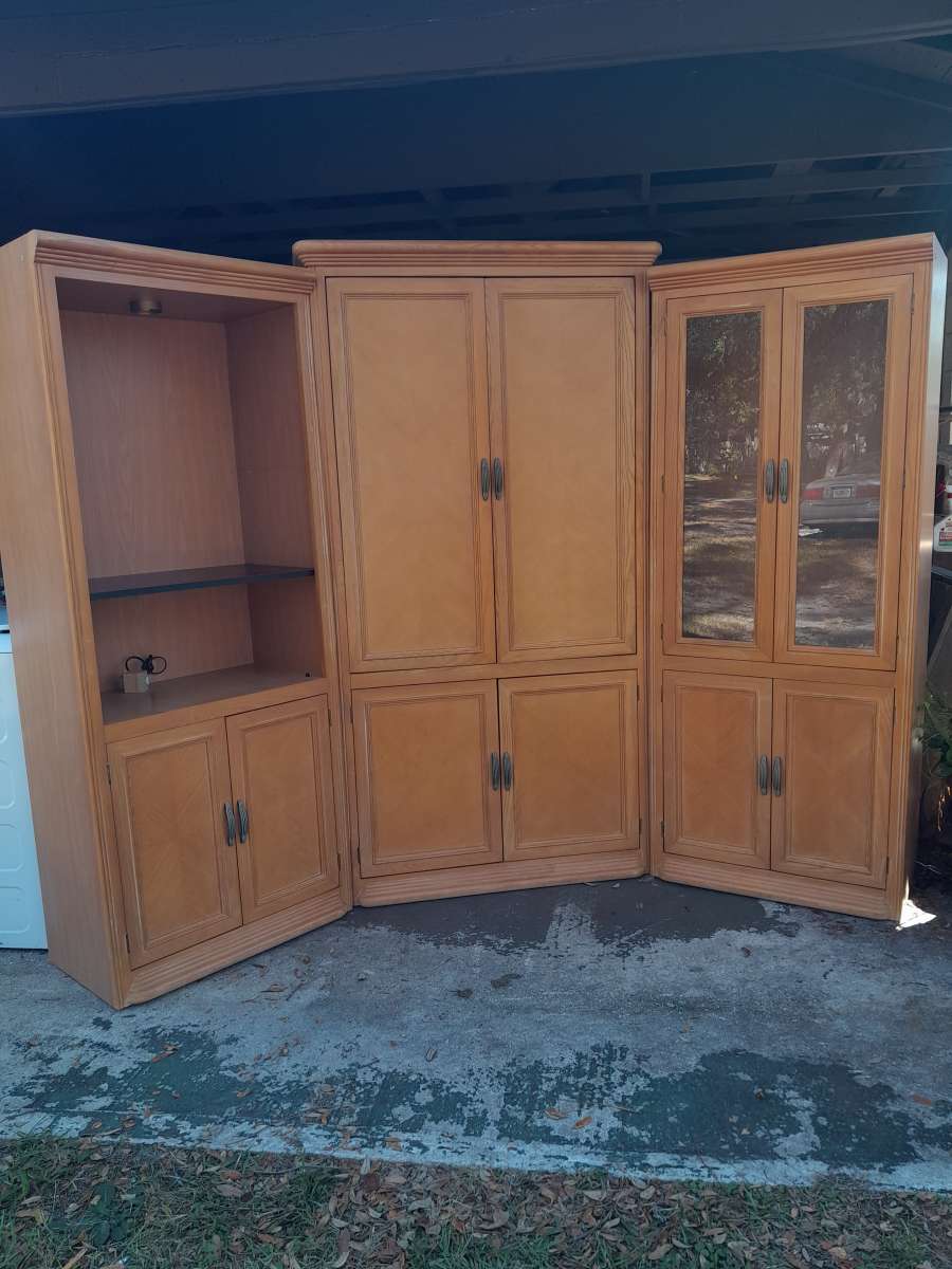 3 piece entertainment center