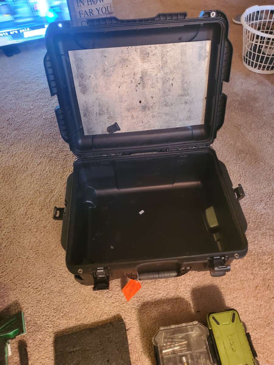 Nanuk hard case with electrician tools