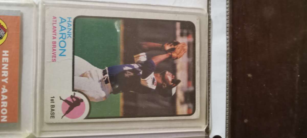 4 hank aaron cards