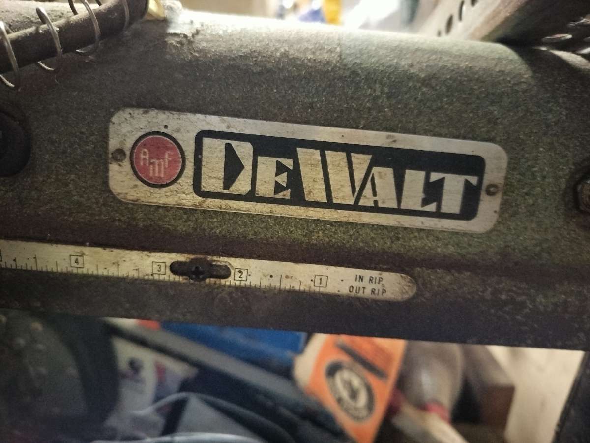 antique DeWalt drill press also other antique DeWalt pieces