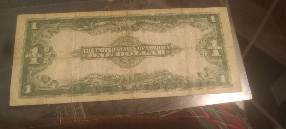 1923 silver certificate dollar bill