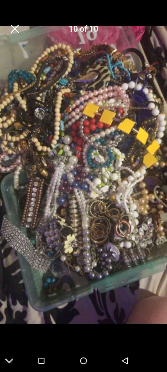 bulk new and broken jewelry and charms