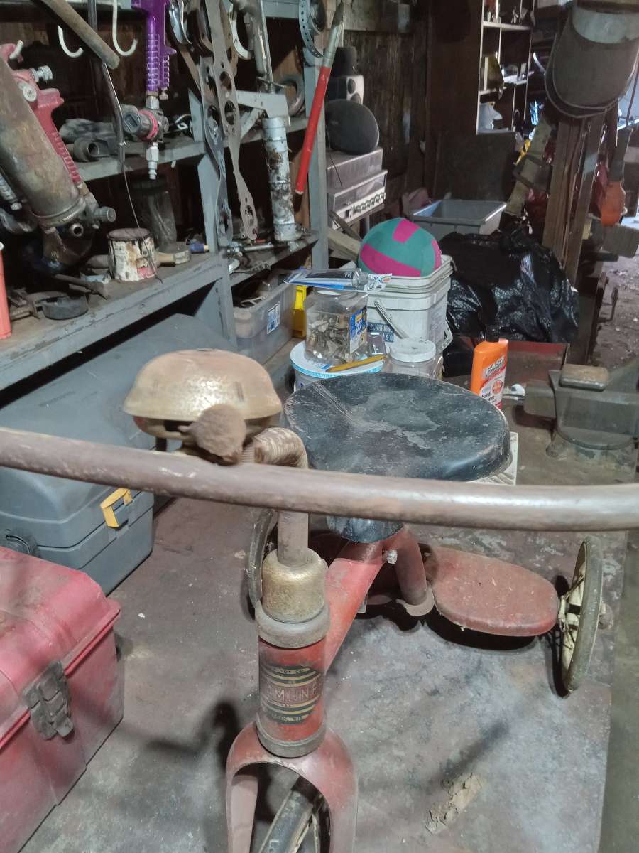 antique tricycle